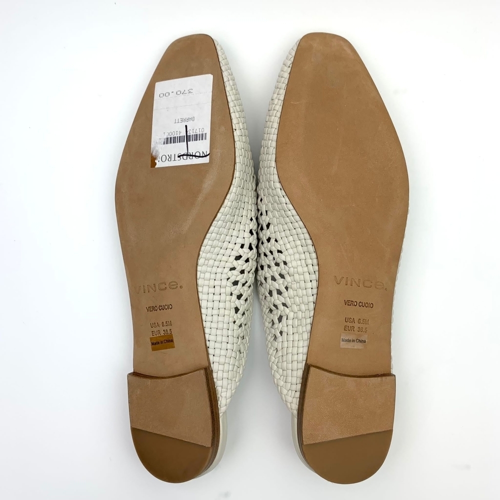 VINCE  Barrett Handwoven Leather Mule sz 6.5 - Picture 12 of 12